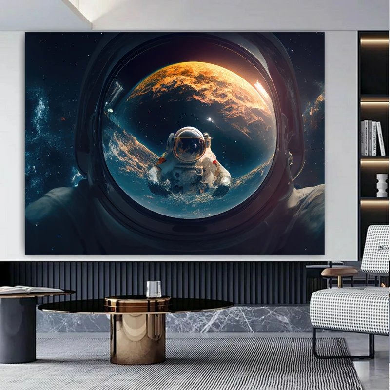 تابلو بوم طرح فضای بی کران مدل نگاه به زمین کد BK23002