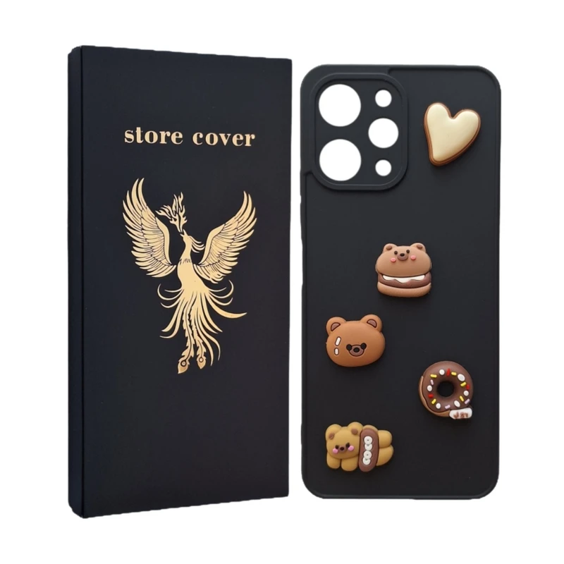 کاور استور کاور طرح کوکو برجسته مدل Redmi12 مناسب برای گوشی موبایل شیائومی Redmi 12 4G