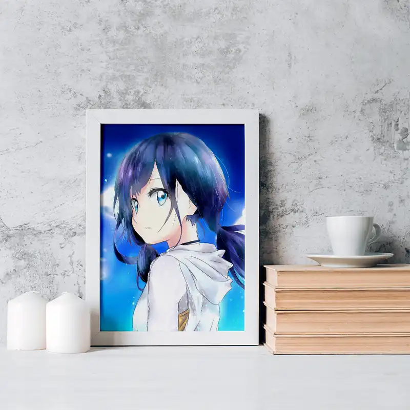 تابلو خندالو مدل هینا انیمه تغییر آب و هوا با تو کد 17638