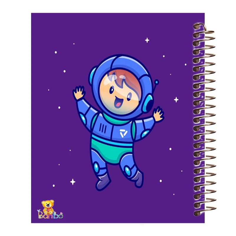 دفتر نقاشی 50 برگ بانیبو مدل پسر فضانورد کد 522