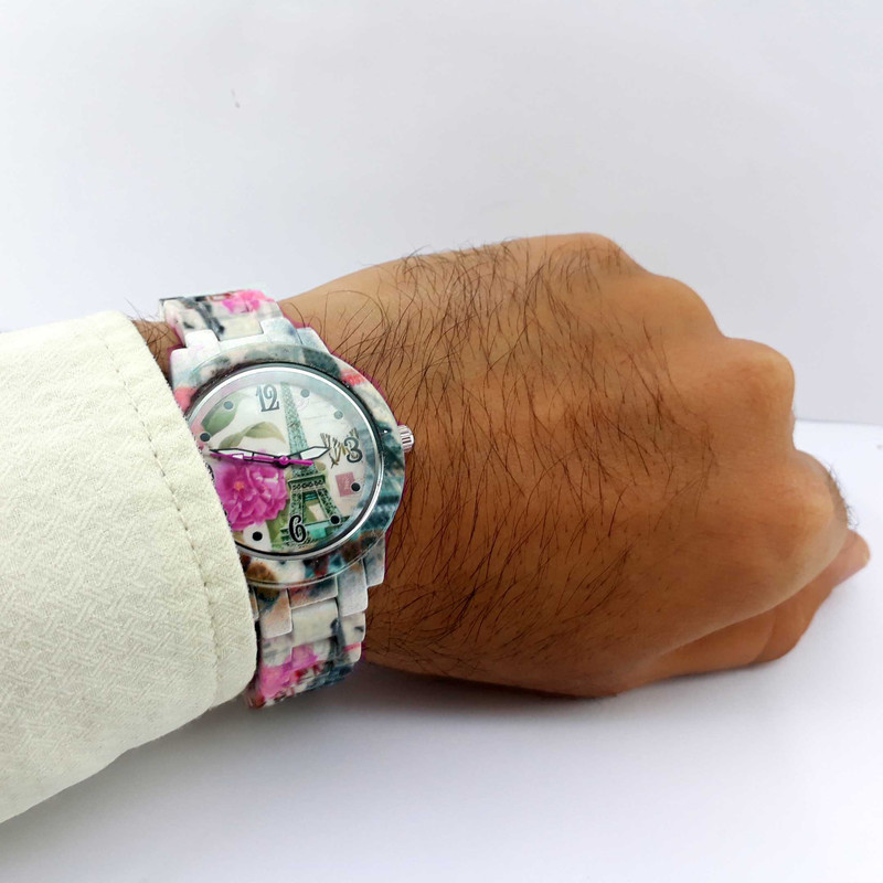 ساعت مچی عقربه ای زنانه مدل پاریس کد 111 ساعت مچی عقربه ای زنانه مدل پاریس کد 111