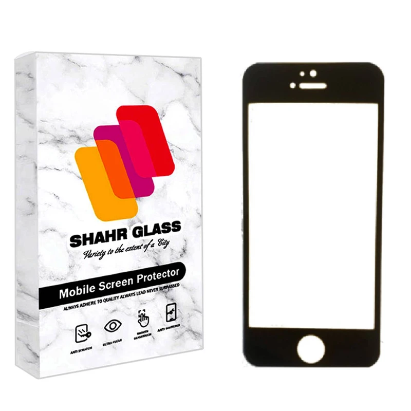 محافظ صفحه نمایش شهر گلس مدل FUSH مناسب برای گوشی موبایل اپل iPhone 5