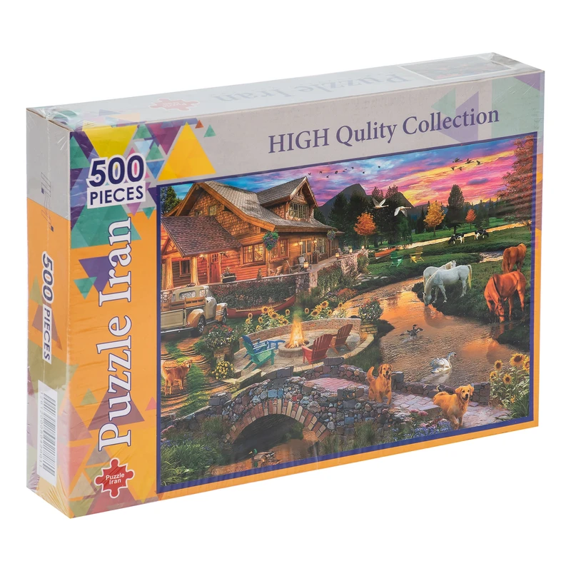 پازل ۵۰۰ تکه ایران طرح حیوانات مزرعه