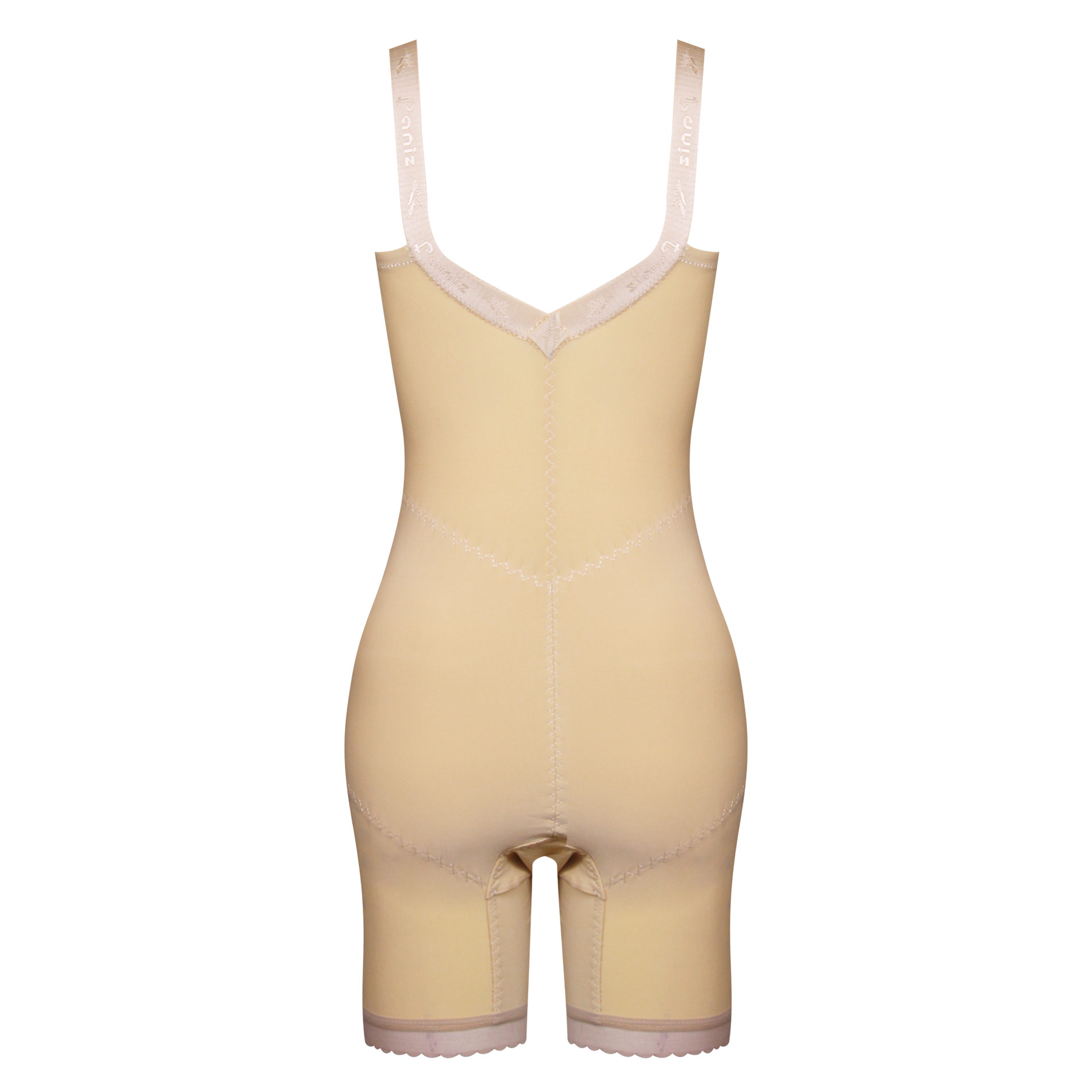 گن زنانه پانیذ مدل یکسره پادار و بدون فنر کد 16140 رنگ کرم