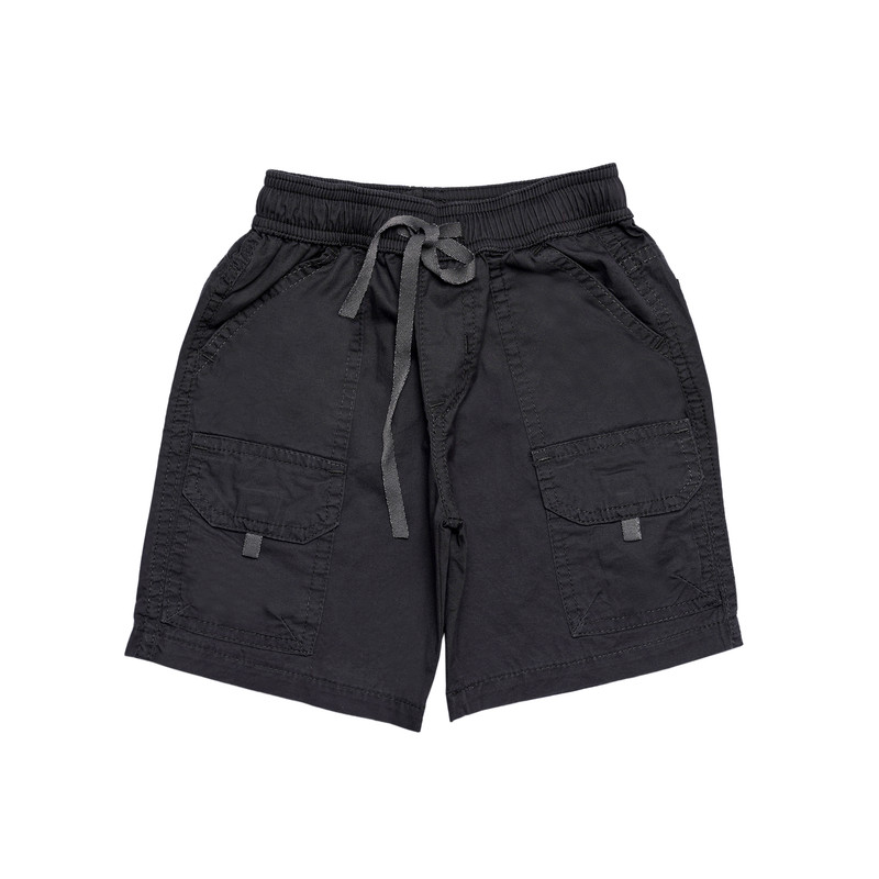 شلوارک پسرانه بانی نو مدل جیب دار رنگ دغالی