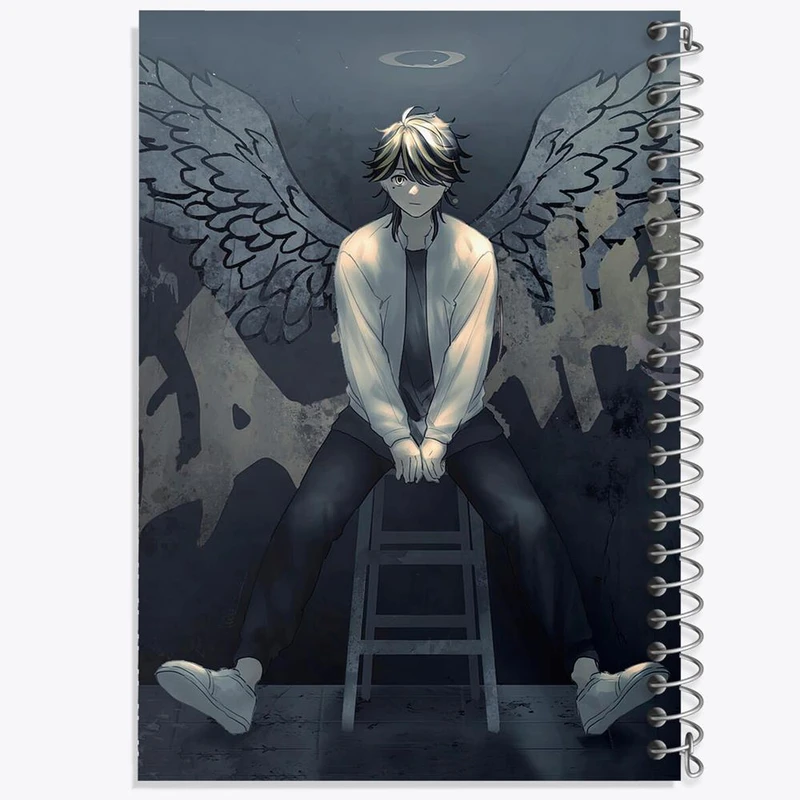 دفتر ژورنال نویسی 50 برگ خندالو مدل نقطه ای طرح کازوتورا هانمیا انیمه توکیو ریونجرز کد 11137