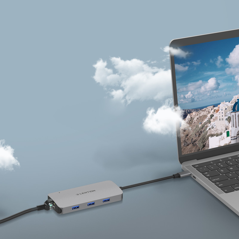 هاب 9پورتUSB-C  لنشن کد CE57 2
