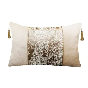 کاور کوسن مدل پتینه مغذی دوزی مستطیل