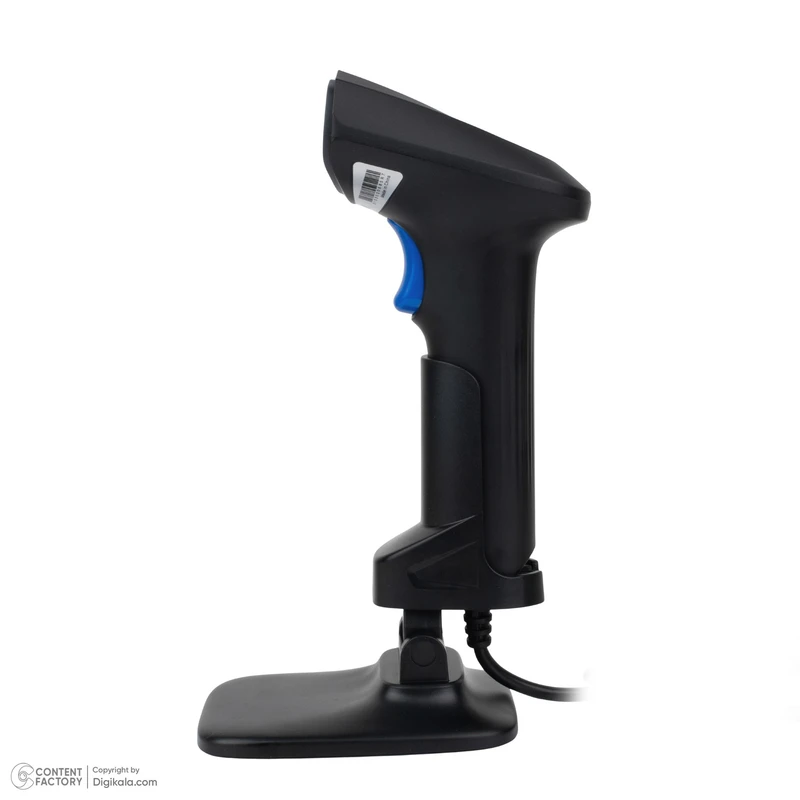 عکس شماره 4 : بارکد خوان دو بعدی اتم مدل servo e به همراه پایه