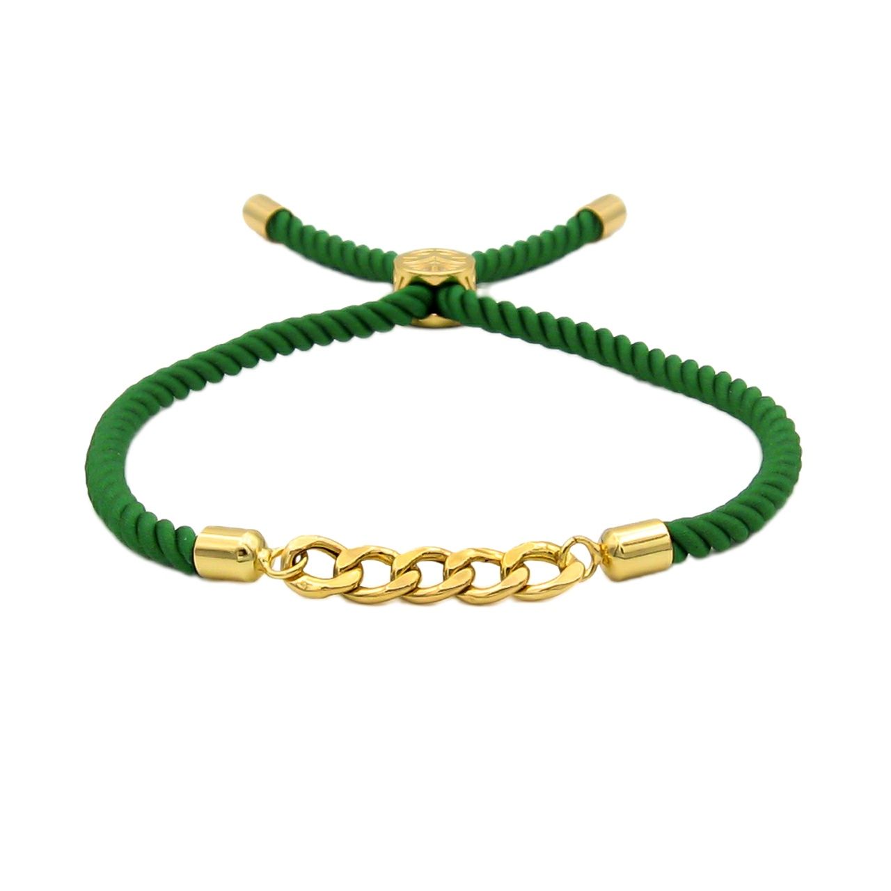 دستبند طلا 18 عیار زنانه مانچو مدل bfg219 -  - 1