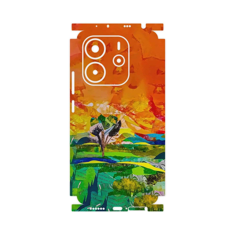 برچسب پوششی ماهوت مدل Collage of Painting-FullSkin مناسب برای گوشی موبایل شیائومی Redmi Note 14 4G