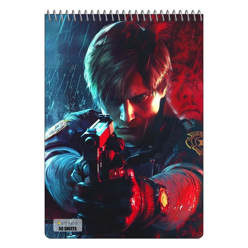 دفتر نقاشی 50 برگ سیمی کارنیکا طرح رزدینت اویل Resident Evil کد 41903