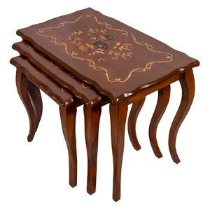 میز عسلی مدل آهو مجموعه 3 عددی