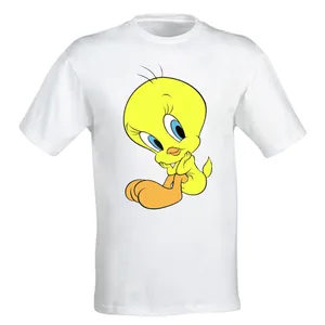 تی شرت آستین کوتاه دخترانه طرح توییتی کد 20