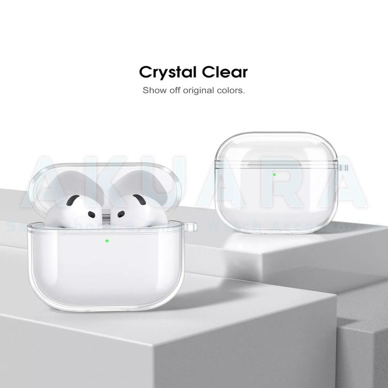 کاور آکوآرا مدل Clear مناسب برای کیس هدفون بی سیم اپل Airpods PRO / PRO2