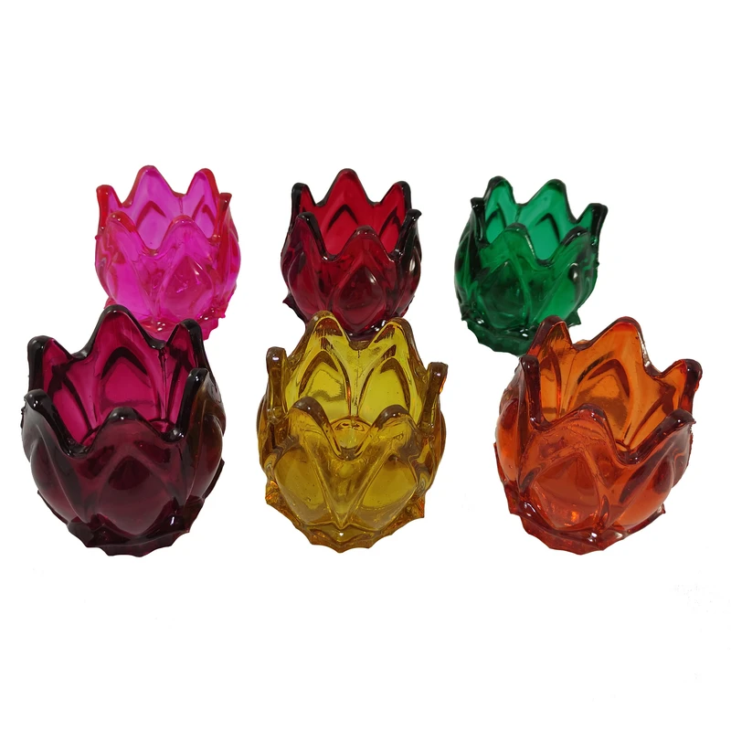 جاشمعی مدل لاله بسته 6 عددی