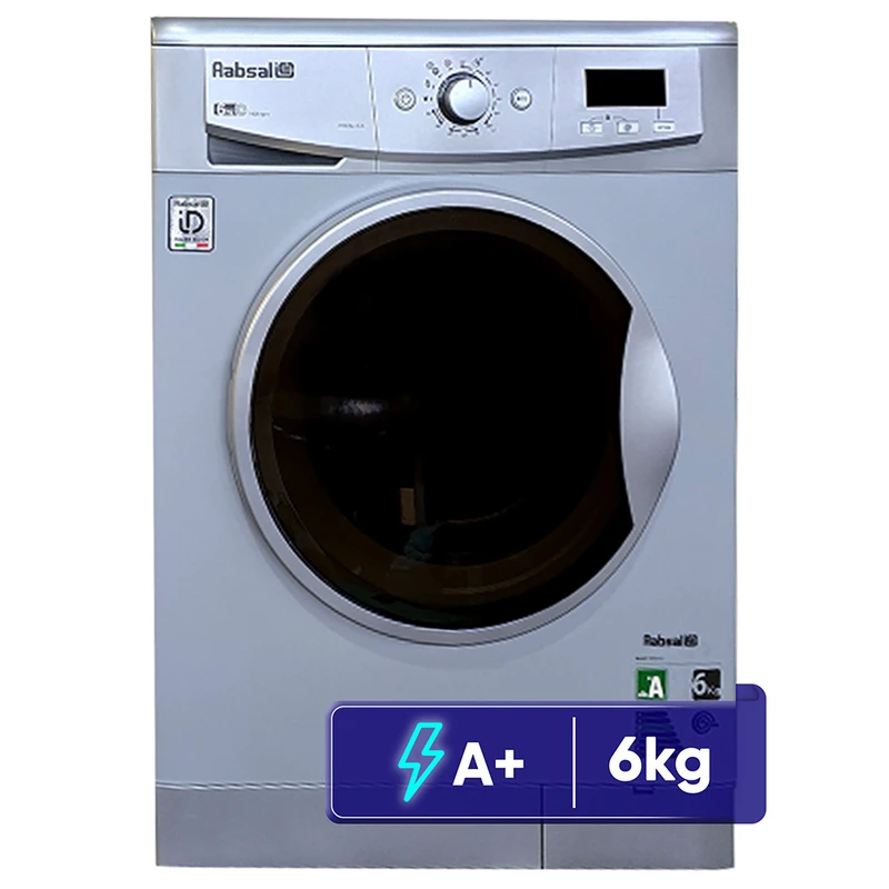 ماشین لباسشویی 6 کیلوگرم اتوماتیک آبسال مدل wre6410-s