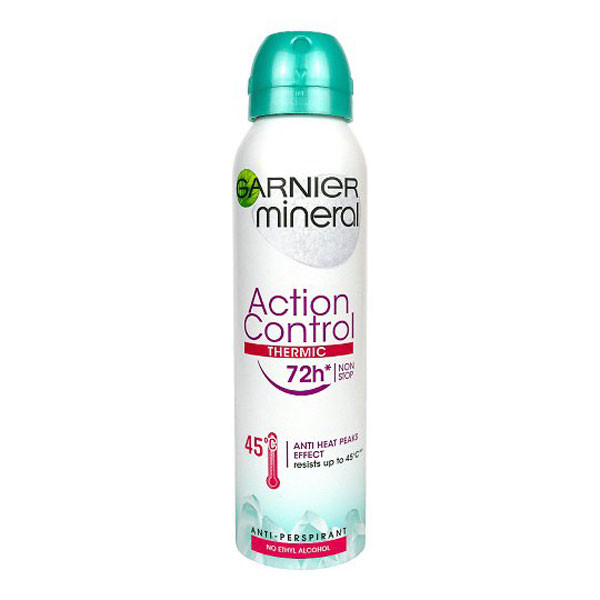 اسپری ضد تعریق زنانه گارنیه مدل Action Control Thermic Non Stop حجم 150 میلی لیتر