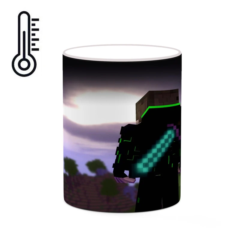 ماگ حرارتی کاکتی طرح ماینکرافت minecraft مدل mgh41157