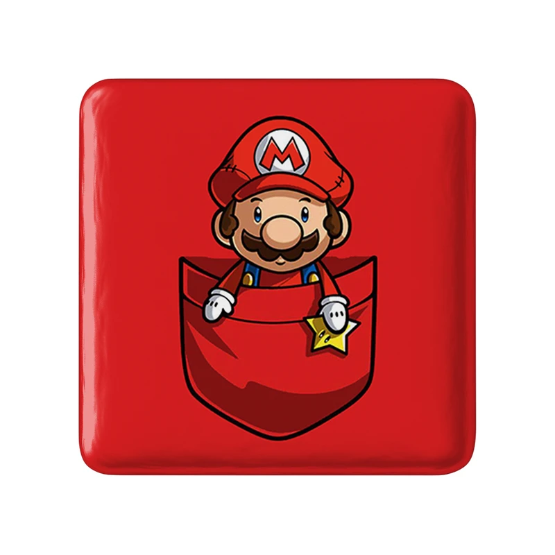 پیکسل خندالو طرح سوپر ماریو مدل مربعی کد 30429