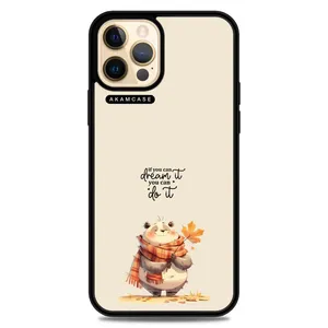 AKAM AMC-WA12PRO-ANIMALS QOUTES-10 Cover For Apple iPhone 12 Pro