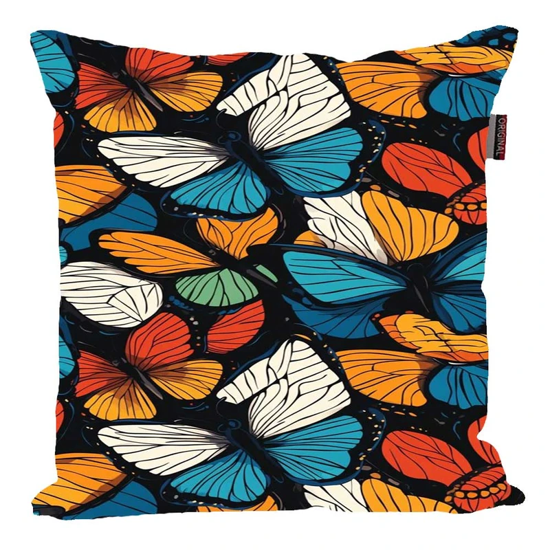 کوسن پاد آفرین مدل فانتزی طرح پروانه کد 02301