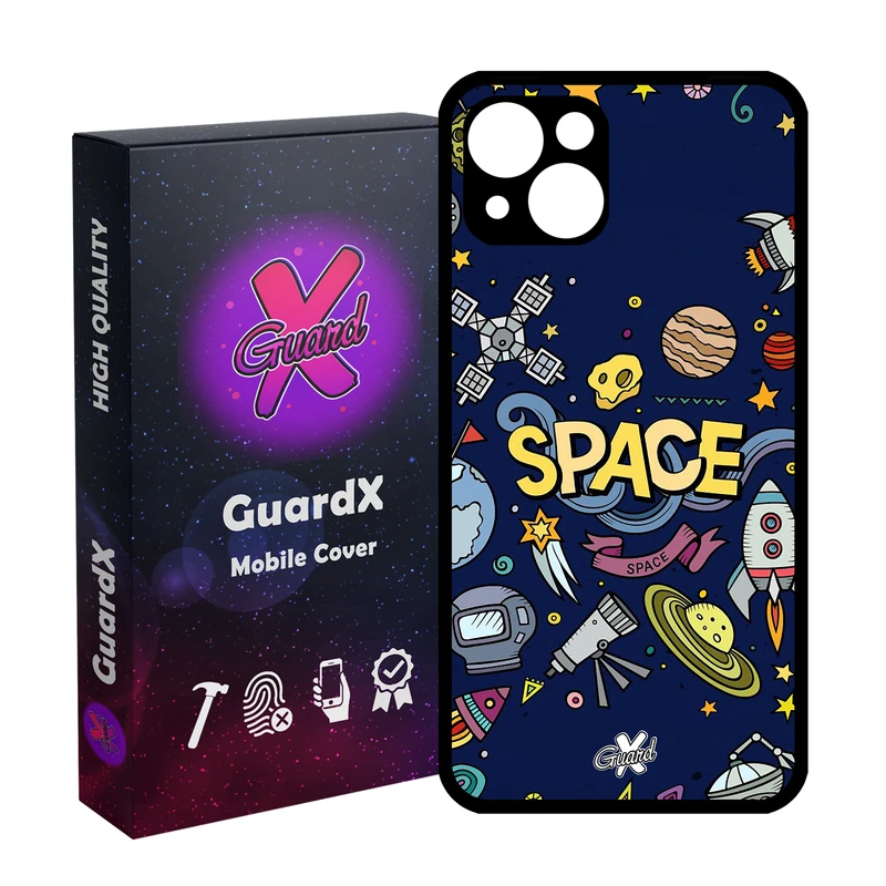 کاور گارد ایکس طرح Galaxy مدل Glass10009 مناسب برای گوشی موبایل اپل iPhone 13