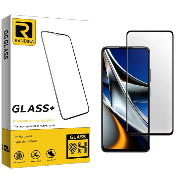 محافظ صفحه نمایش سرامیکی شفاف راندیکا مدل Randika Glass مناسب برای گوشی موبایل شیائومی Poco X4 Pro 5G 2201116PG