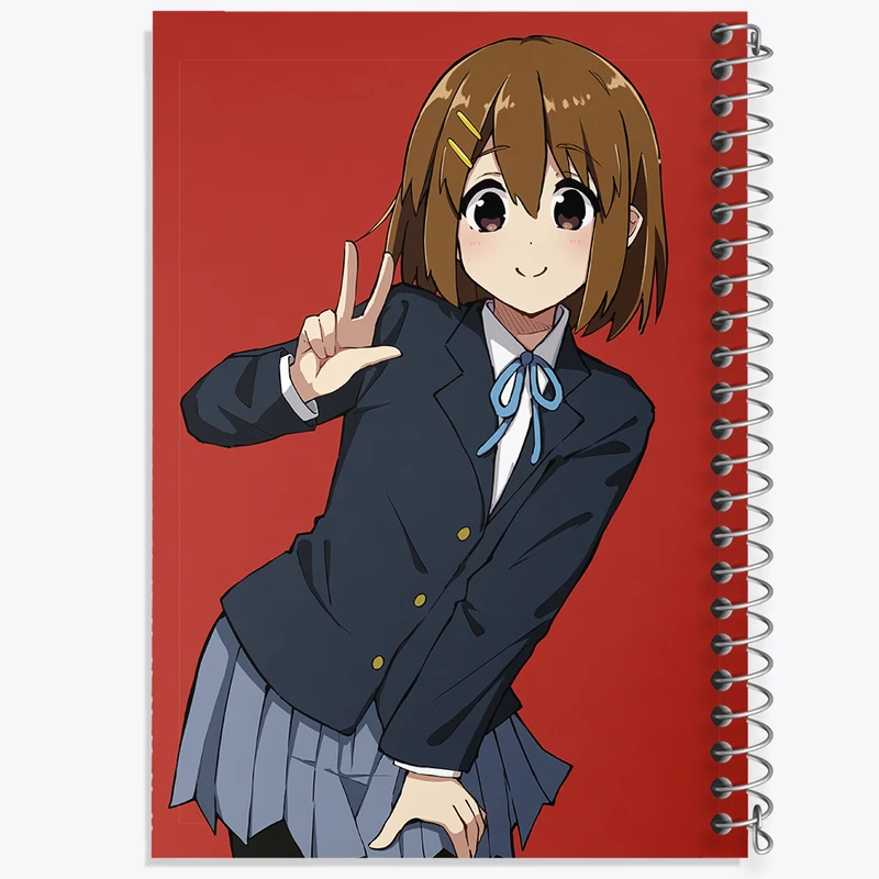 دفتر شطرنجی 50 برگ خندالو مدل یویی انیمه كي اون کد 34165