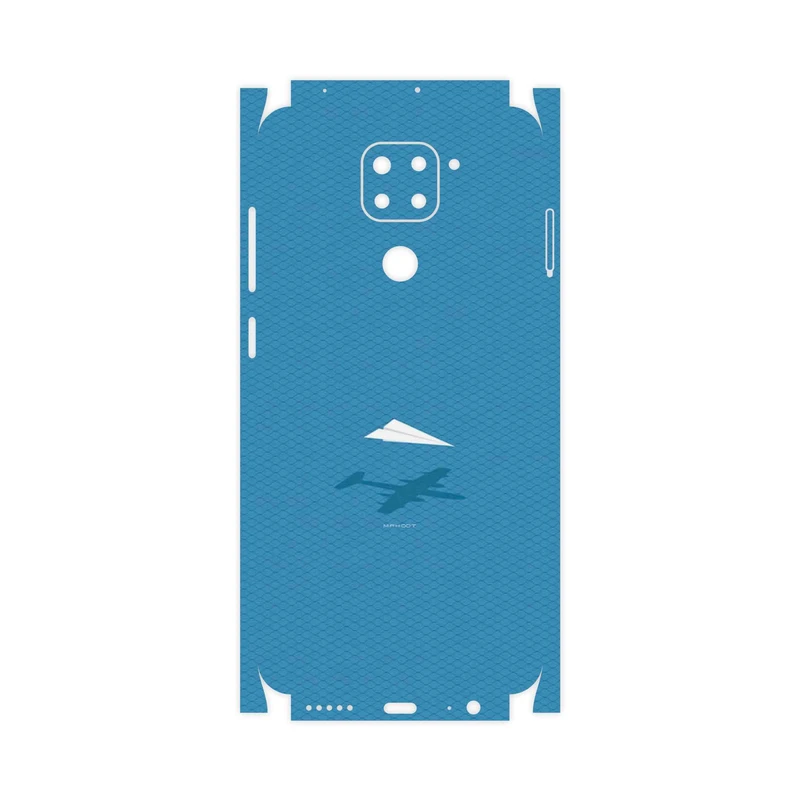 برچسب پوششی ماهوت مدل Minimal Paper Airplane-FullSkin مناسب برای گوشی موبایل شیائومی Redmi 10X