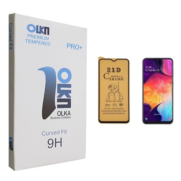 محافظ صفحه نمایش سرامیکی الکا مدل +PRO مناسب برای گوشی موبایل سامسونگ Galaxy A50