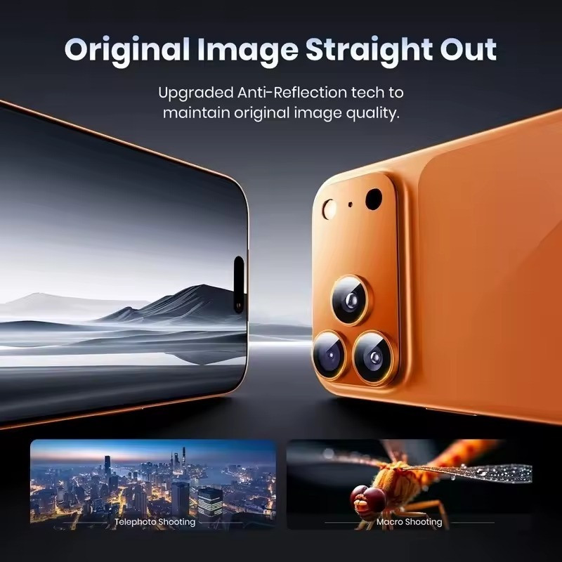 محافظ لنز دوربین گرین لاین مدل Camera Lens Pro مناسب برای گوشی موبایل اپل iPhone 17 Pro 