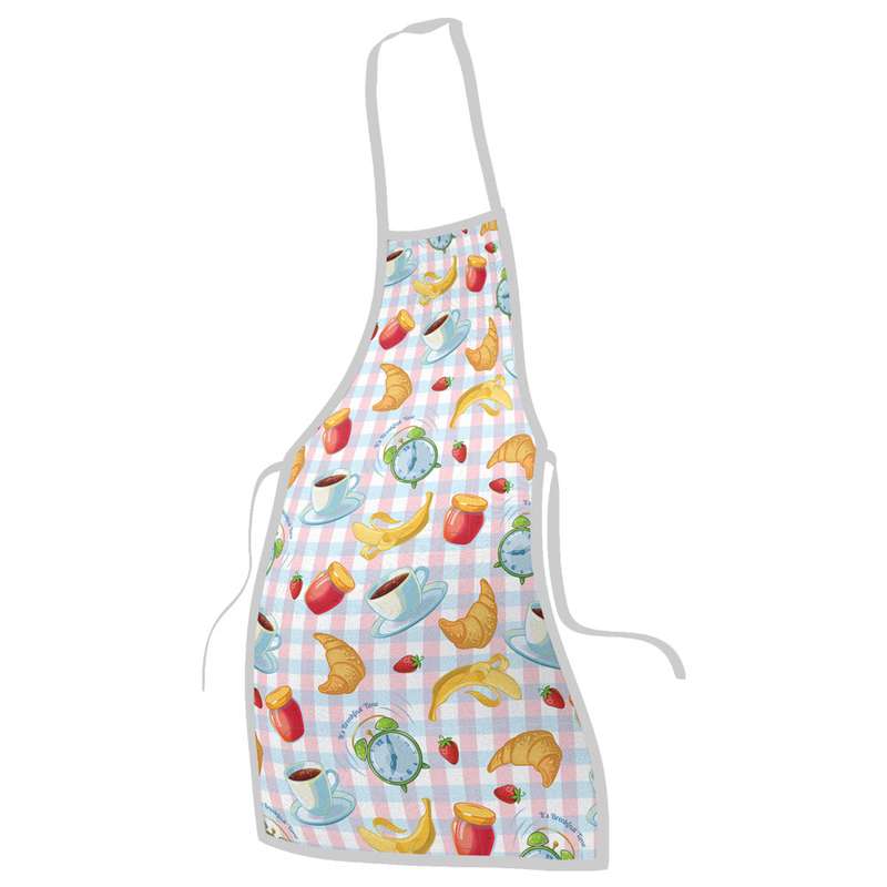 پیش بند آشپزخانه طرح صبحانه مدل Q2PI1032