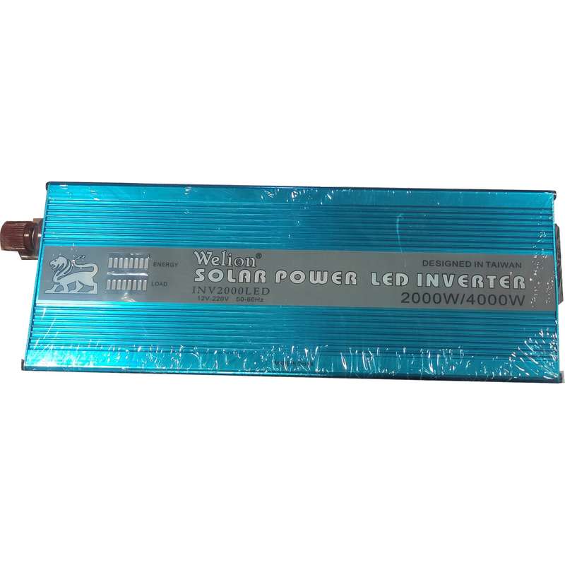مبدل برق خودرو ویلیون مدل INV2000LED ظرفیت 2000 وات