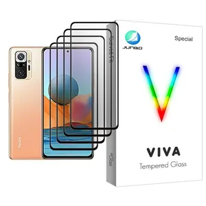 Junbo Viva Glass MIX004 Screen Protector For Xiaomi Redmi Note 10 Pro Max Pack Of 4