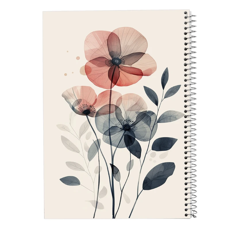 دفتر لیست خرید 50 برگ مدوپد مدل گل کد DF13985