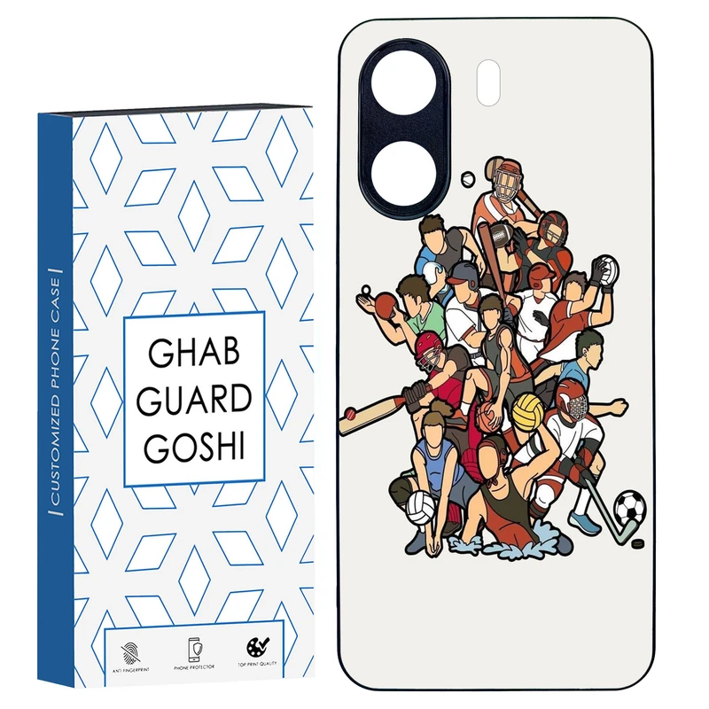 کاور قاب گارد گوشی طرح ورزشی کد TPU-122 مناسب برای گوشی موبایل شیائومی REDMI 13C / POCO C65