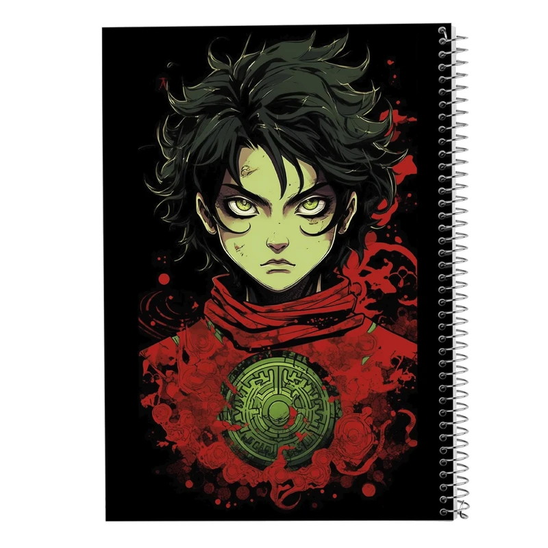 دفتر ژورنال نویسی 50 برگ مدوپد مدل نقطه ای طرح Demon Slayer کد DF10456