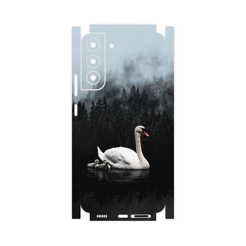 برچسب پوششی ماهوت مدل Swan-Lake-FullSkin مناسب برای گوشی موبایل سامسونگ Galaxy S22 Plus 5G