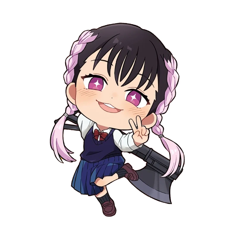 استیکر لپ تاپ و موبایل مدل انیمه طرح روزگار ساکاموتو کد 5589