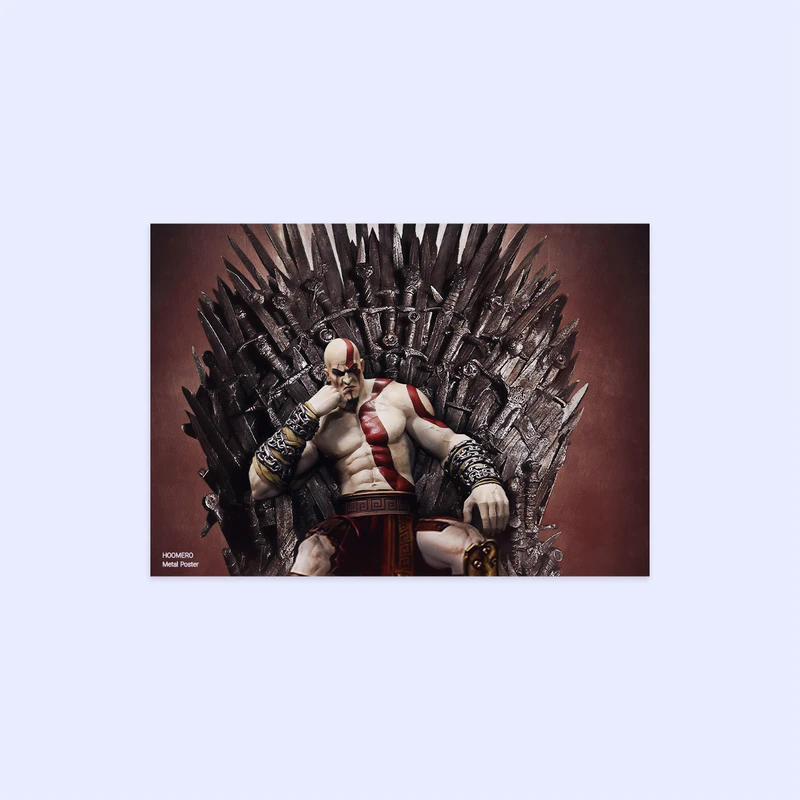 پوستر هومرو مدل فلزی طرح God of War کد PS501