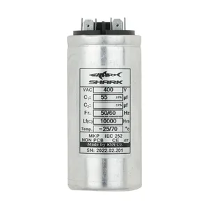 خازن کولر گازی شارک مدل  55+5 میکرو فاراد 450V