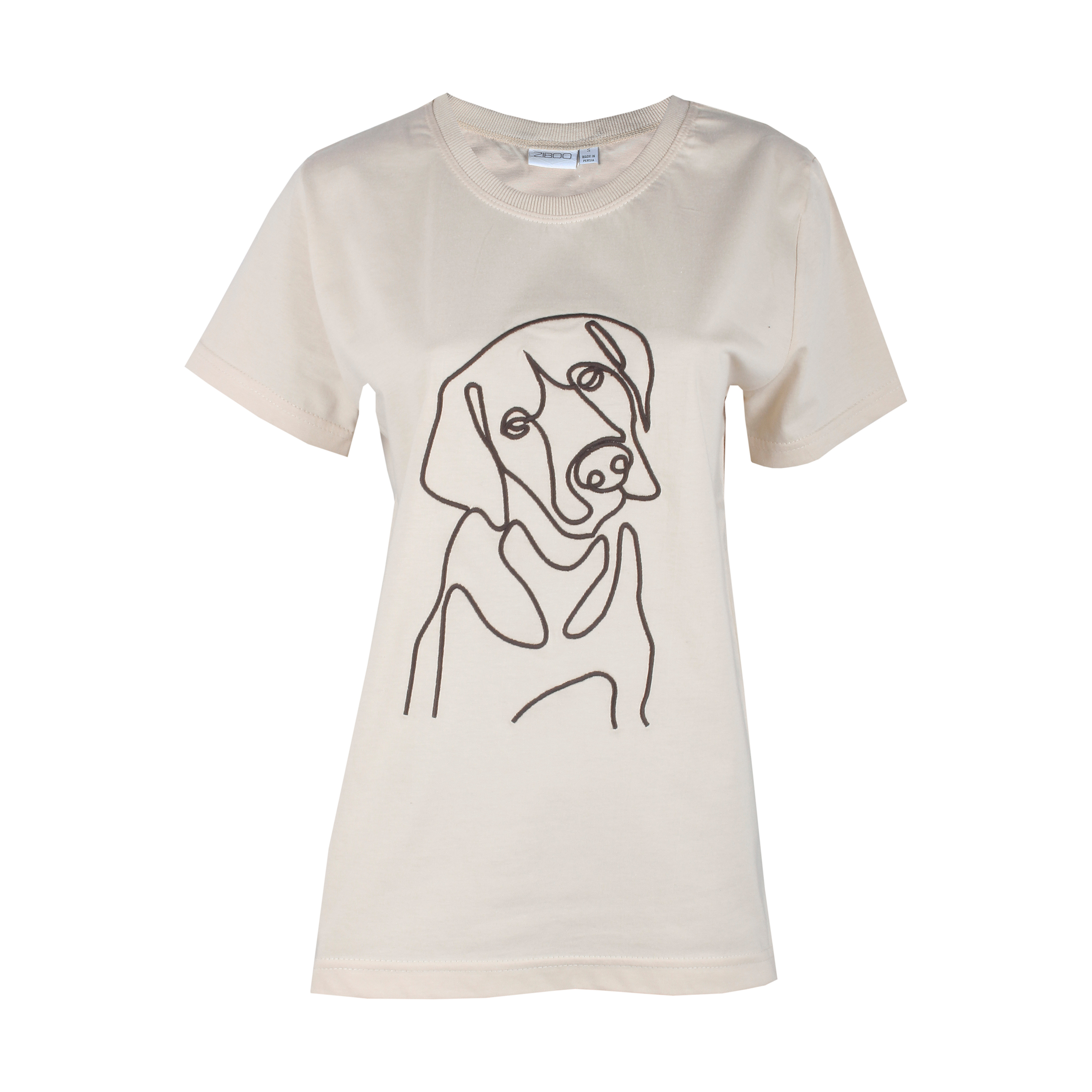 تی شرت زنانه زیبو مدل 011396-Cream -  - 1