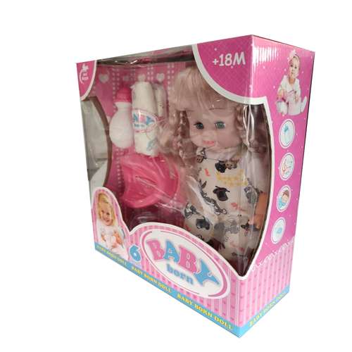عروسک طرح نوزاد کد 677 ارتفاع 30 سانتی متر