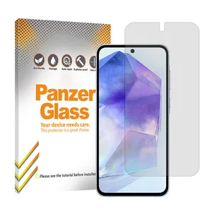 Panzer Glass Resistant model transparent screen protector suitable for Samsung Galaxy A55 mobile phone