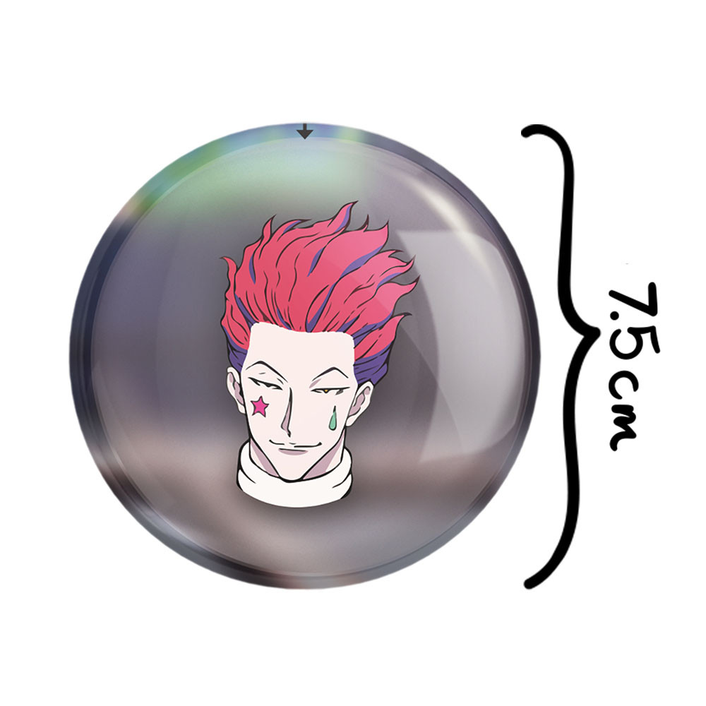آینه جیبی خندالو مدل هیسوکا جوکر انیمه هانتر ایکس هانتر  Hunter × Hunter  کد 11960