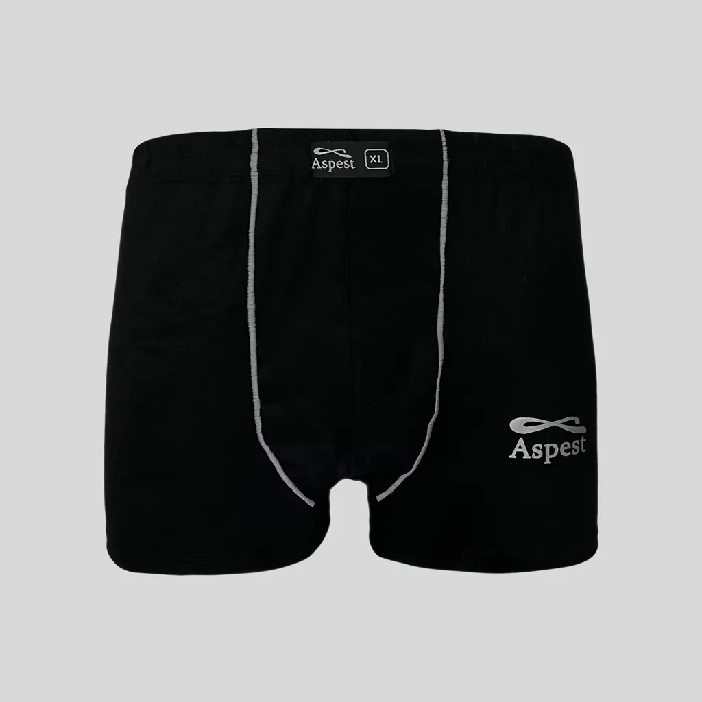 شورت پادار مردانه اسپست کد ASP-BOX-BLK