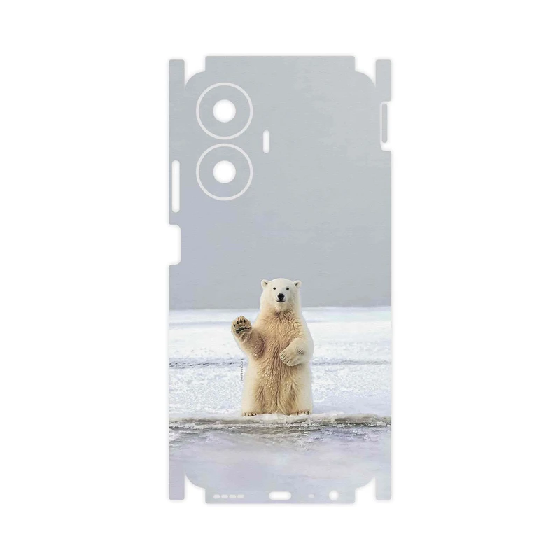 برچسب پوششی ماهوت مدل Polar_bear-FullSkin مناسب برای گوشی موبایل ریلمی C55