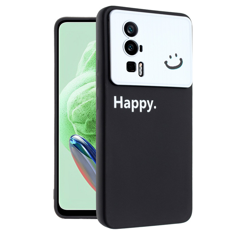 کاور مدل Happy مناسب برای گوشی موبایل شیائومی Poco F5 Pro 5G / Redmi K60 / K60 Pro