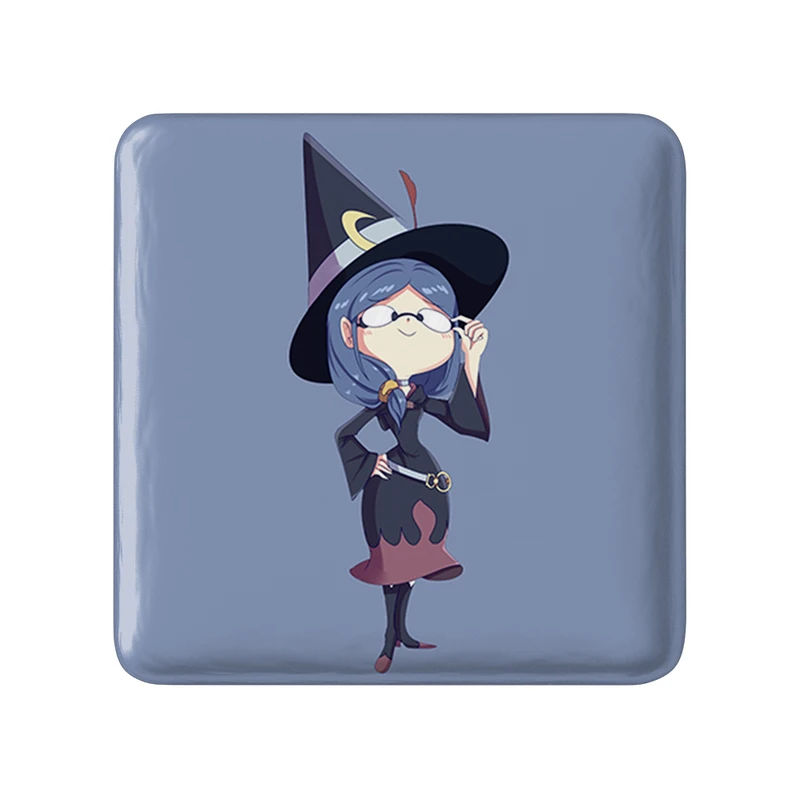مگنت خندالو طرح اورسلا انیمه جادوگران کوچک Little Witch Academia  مدل مربعی کد 22960